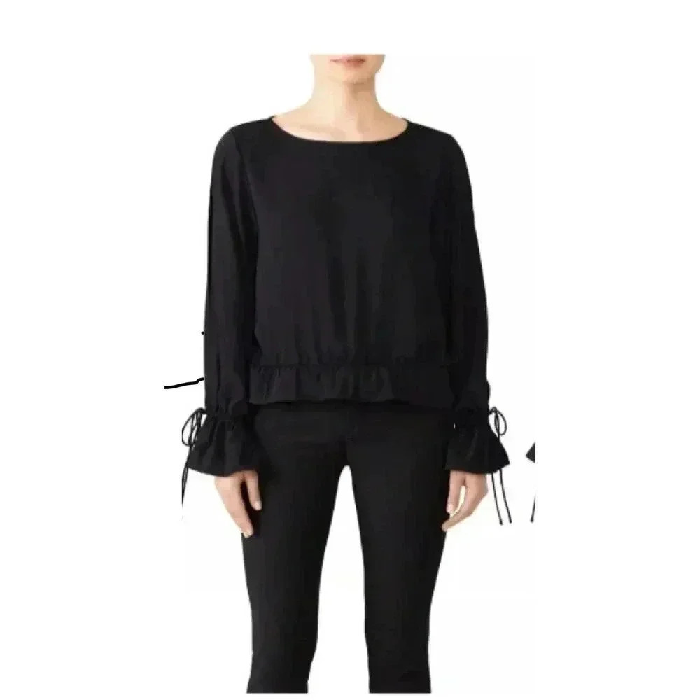 Jay Godfrey black blouse size 0